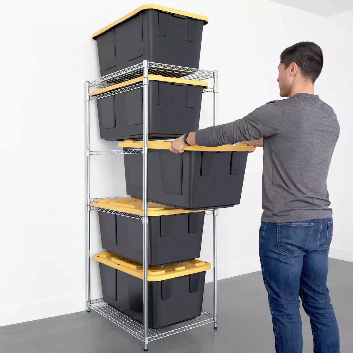 - Organize Your garage Efficiently with Home Depot ⁤Plastic Shelving